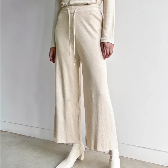 Oak + Fort Straight Leg Knit Pant - Picture 2 of 7